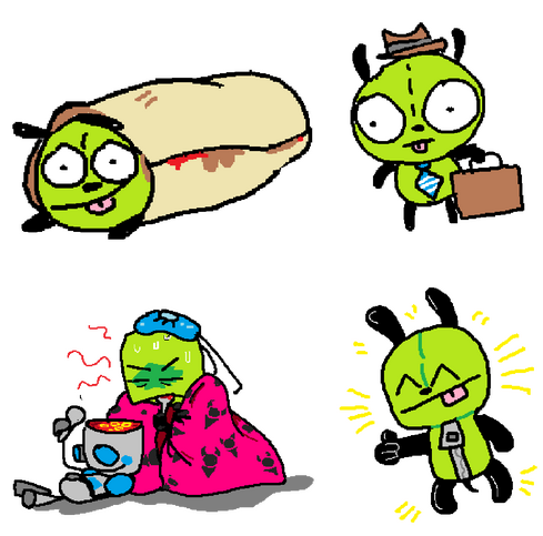 invader zim fanart (2017)